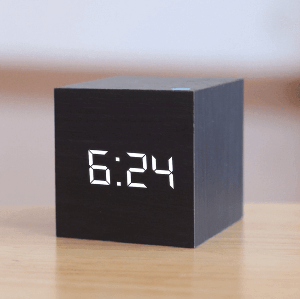 Junips | Digital Wood LED Clock