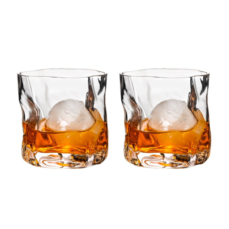 Junips | Distorted Texture Whisky Glass Set