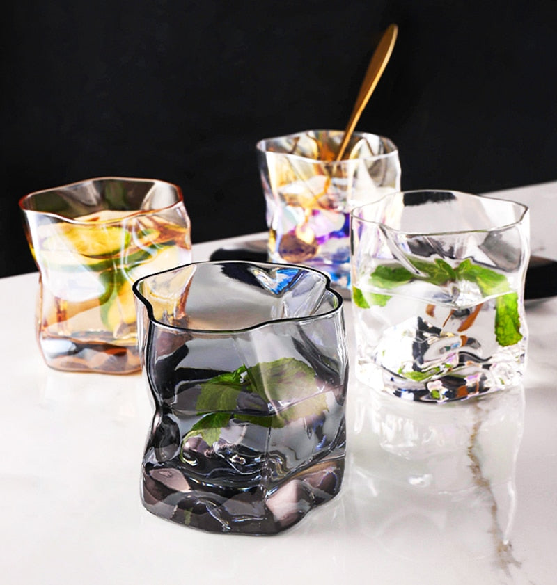 Junips | Distorted Texture Whisky Glass Set
