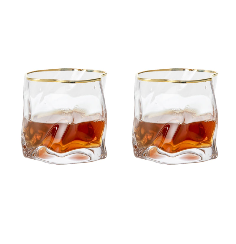 Junips | Distorted Texture Whisky Glass Set