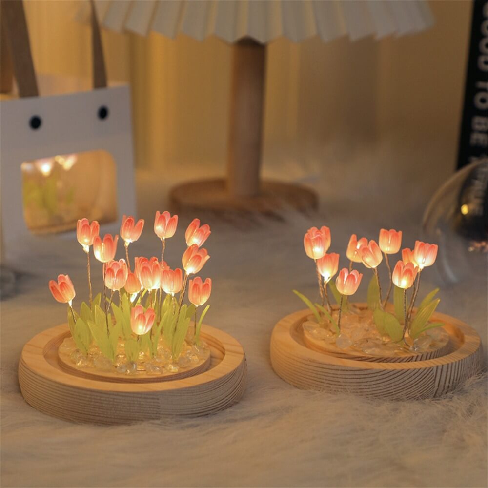 Junips | DIY Mini Tulip Flowers Night Lights
