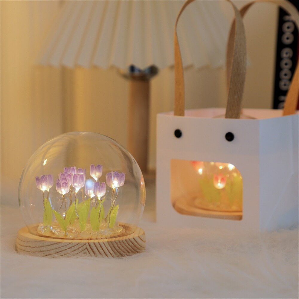 Junips | DIY Mini Tulip Flowers Night Lights