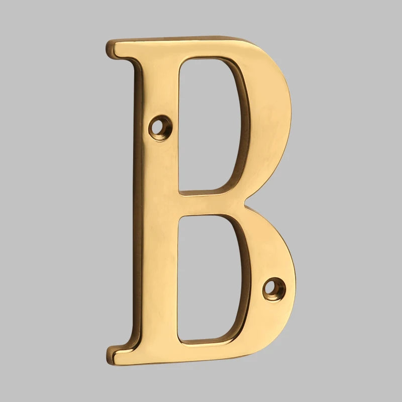 Junips | Traditional house numbers made of solid brass