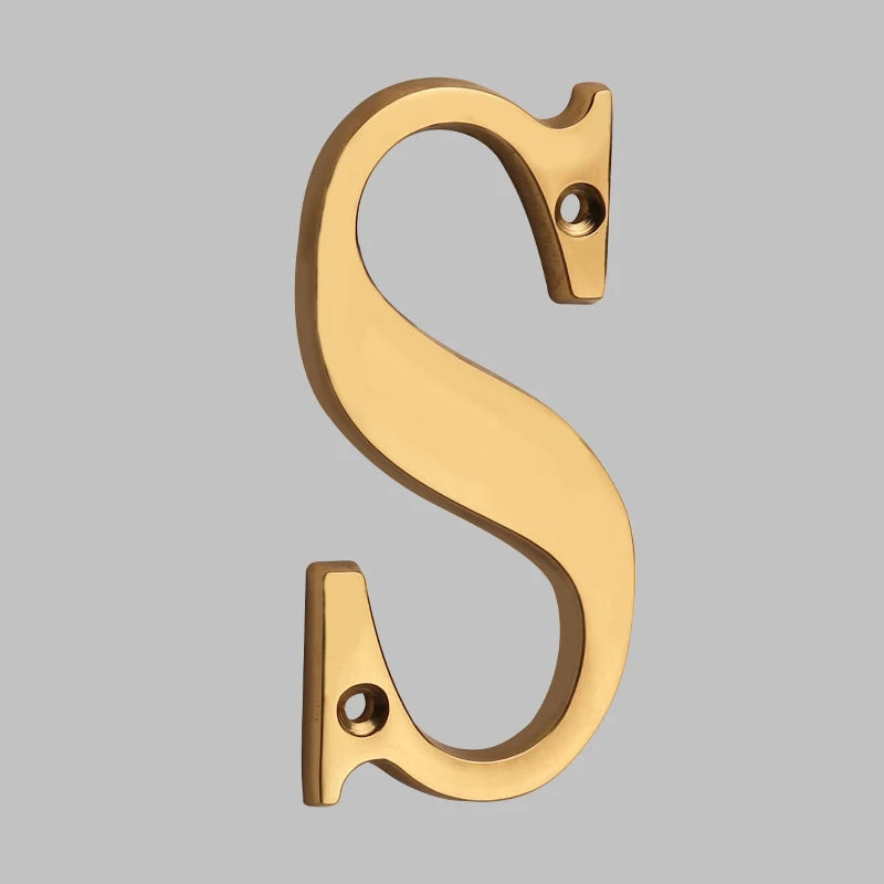Junips | Traditional house numbers made of solid brass
