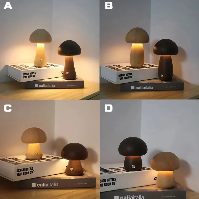 Junips | Mushroom Night Light Bedside Lamp