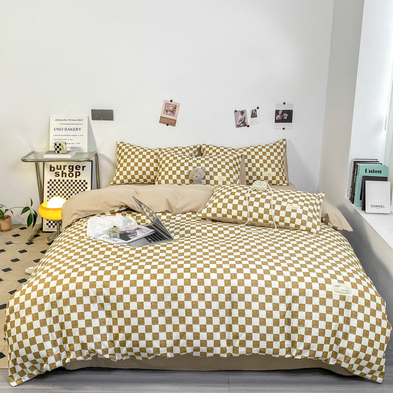 Junips | PatternNest | Grid Bedding Set