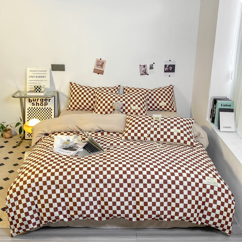 Junips | PatternNest | Grid Bedding Set