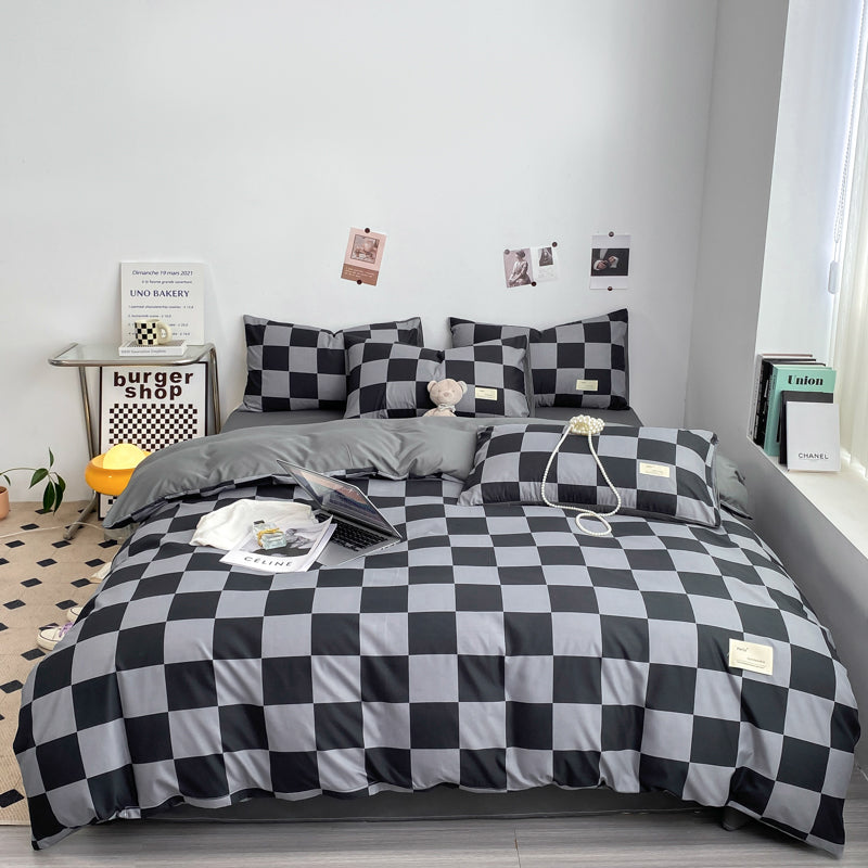 Junips | PatternNest | Grid Bedding Set