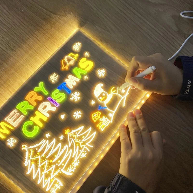 Junips | Children's LED Notice Board with Colors