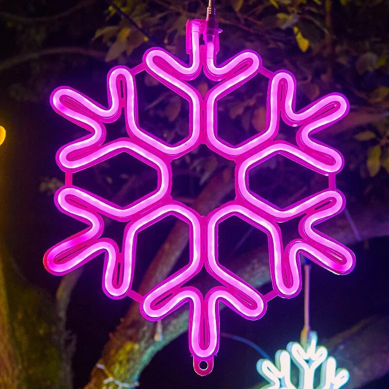Junips | Waterproof LED Snowflake Light for Festive Winter Decoration