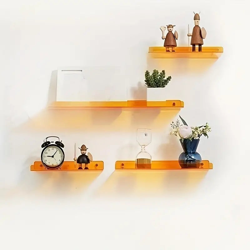 Junips | Floating Wall Shelf - Industrial Wall Shelf - Shower Shelf - Shower Board - Blue