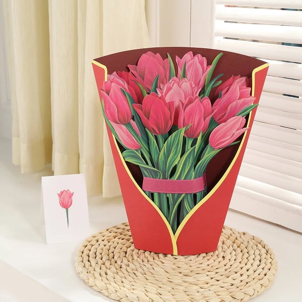 Junips | Plastic Pop-up Flower | Incl. Free Gift Cards - Fair