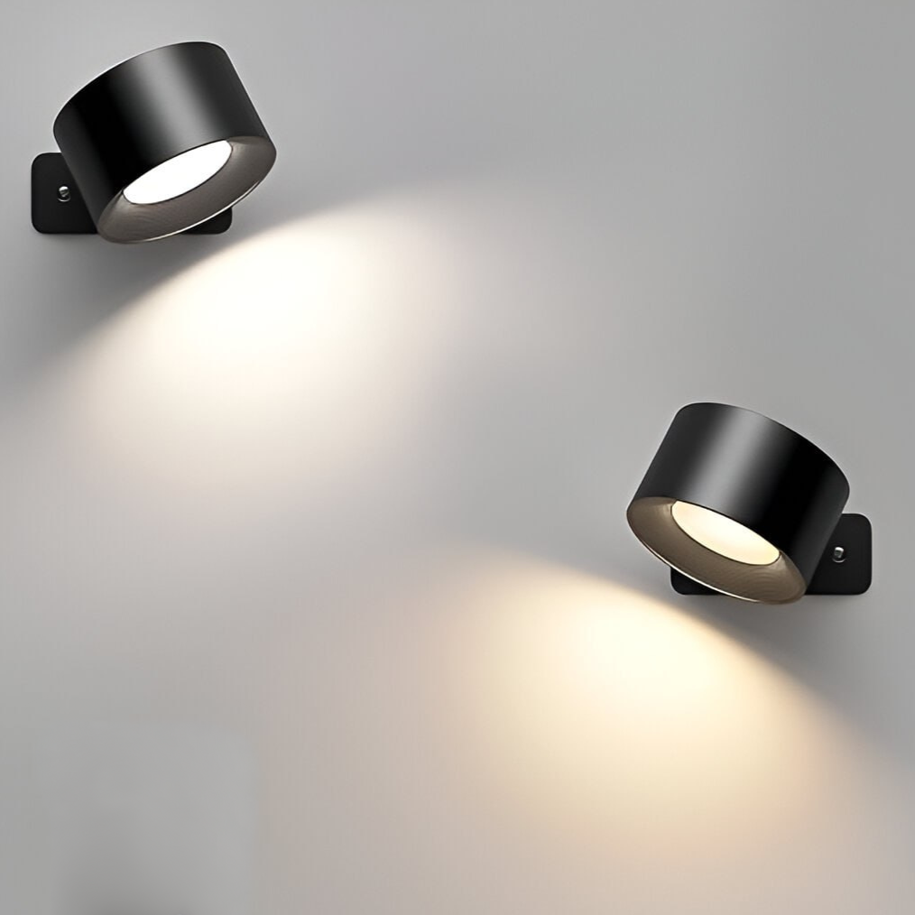 Junips | Spotlight Wireless Wall Lamp - 360° Rotation, Dimmable, Rechargeable Wall Light