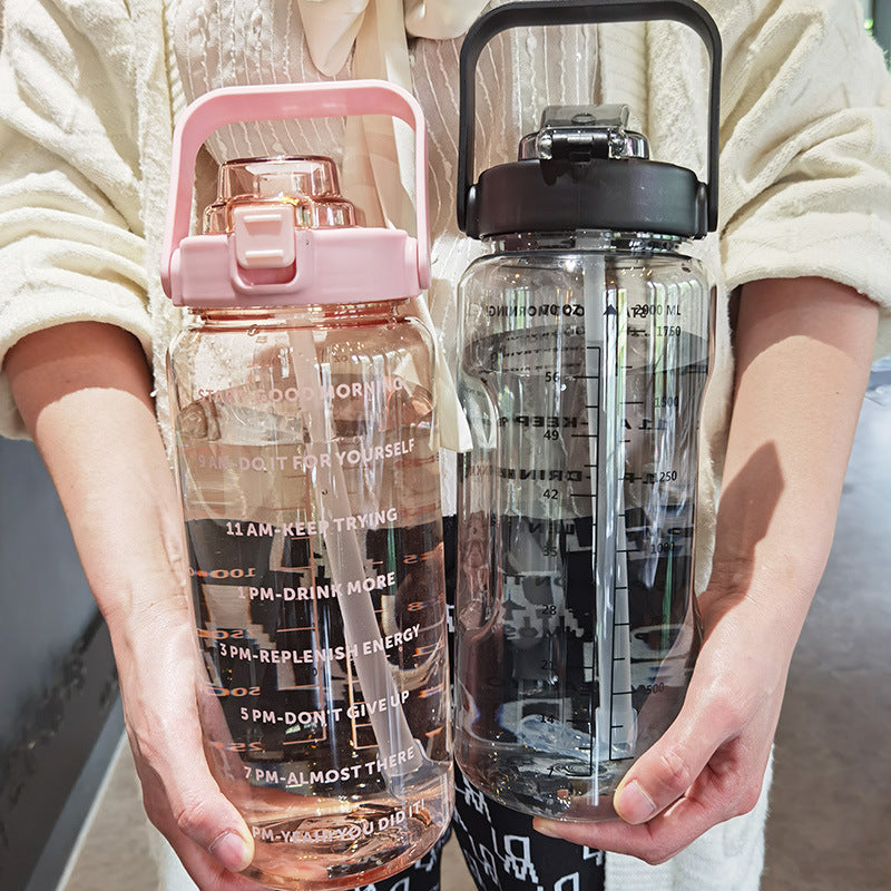 Junips | Large Plastic Cup Portable Water Bottle