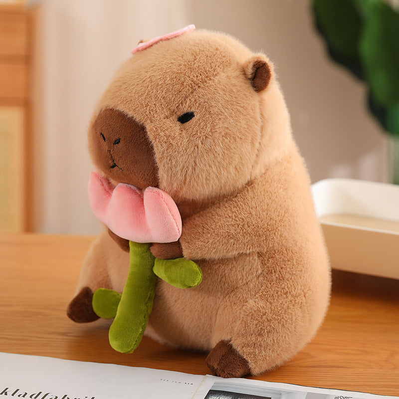 Junips | Capybara Bunny Cuddle Doll Plush