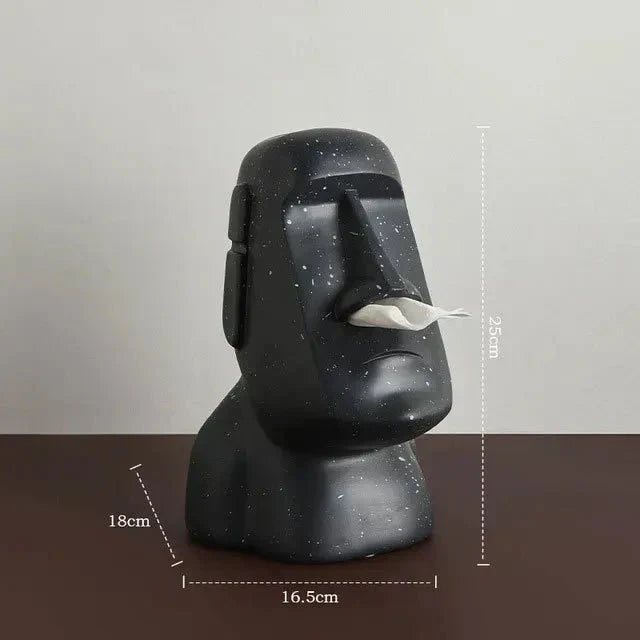 Junips | Tissue box in Easter Island statues design