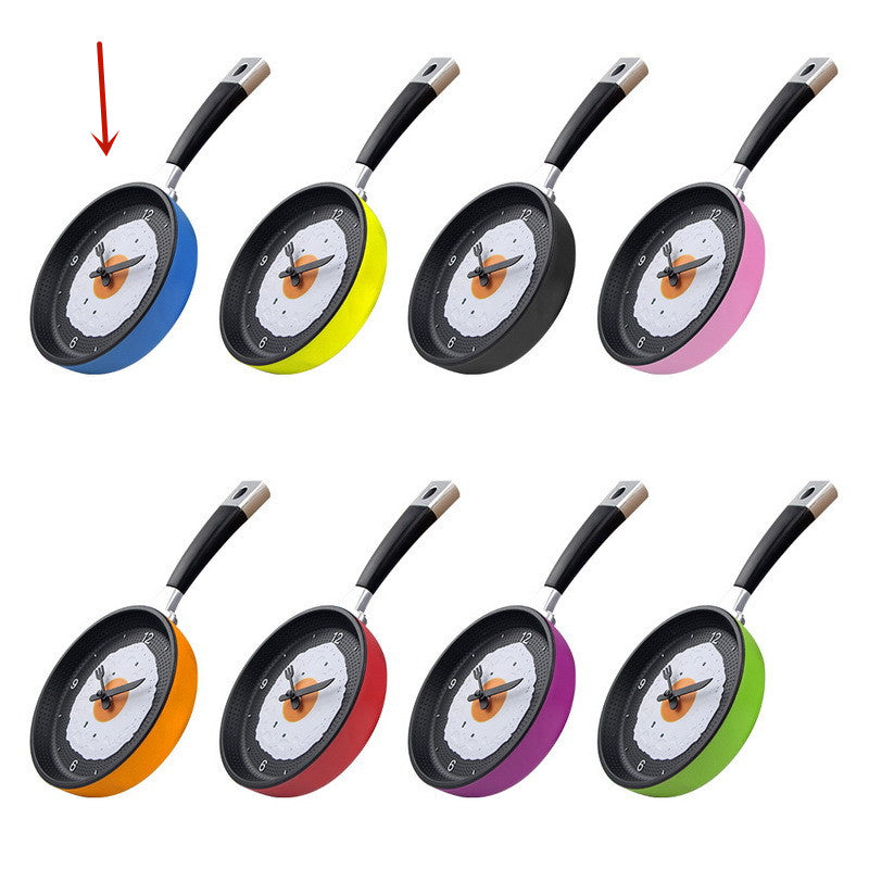 Junips | Fried Egg Pan Clock Silent Clock Wall Clock Wall Clock