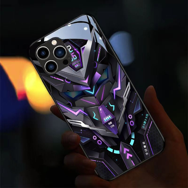 Junips | Cool Mecha Apple Smart Flash Phone Case