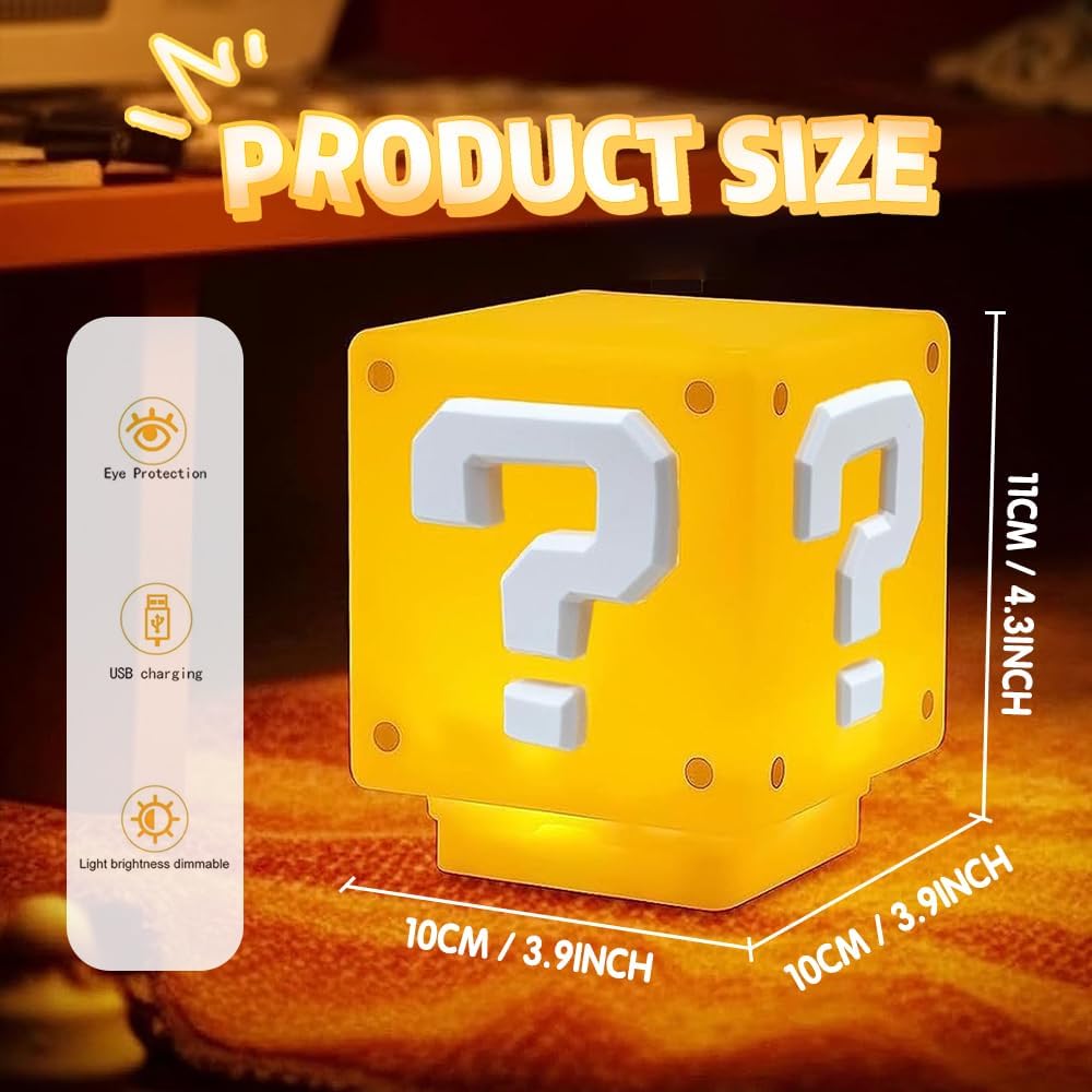 Junips | Super Mario 3D LED Question Block Night Light