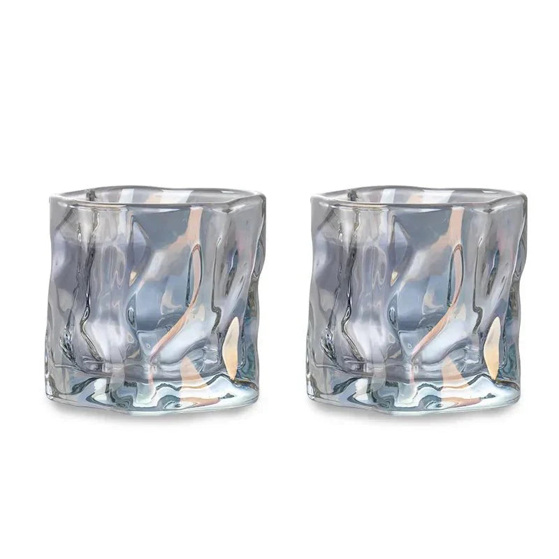 Junips | Elegant Glacier Ripple Whisky Glass