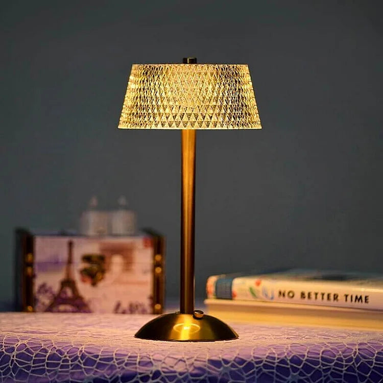 Junips | Table Lamp with Crystal Shade and USB Charging