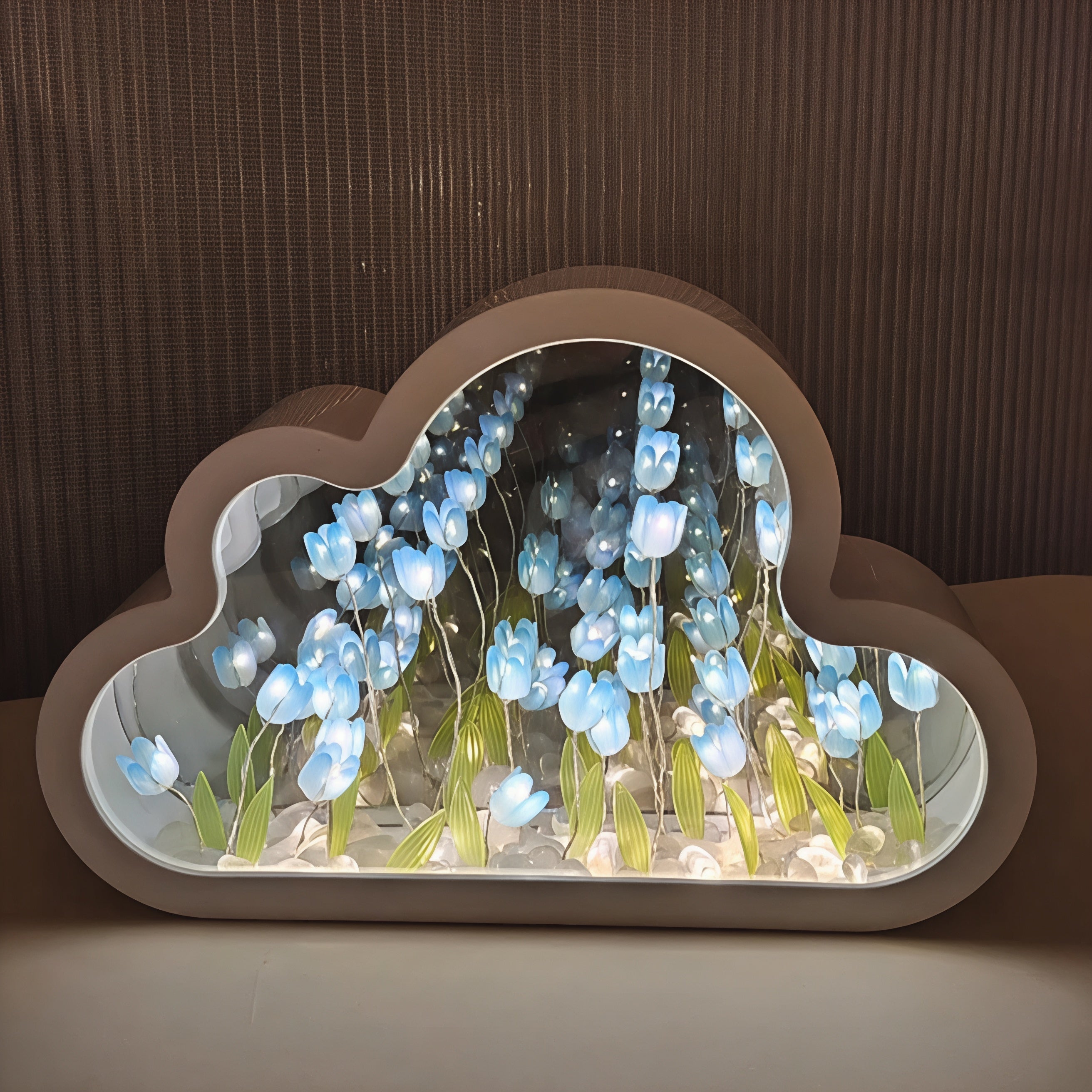 Junips | LED Table Lamp Floral Infinity Mirror Light