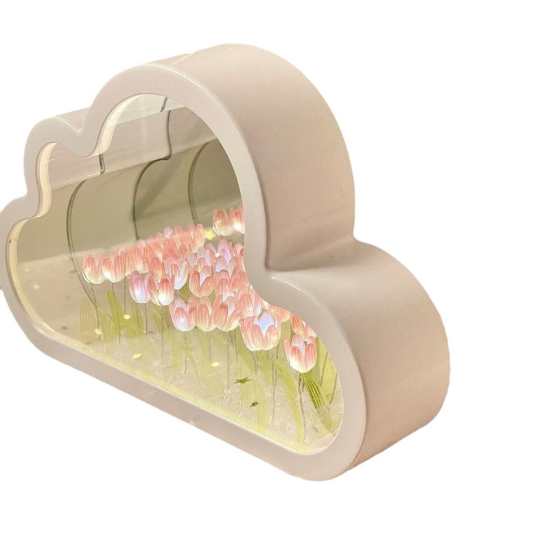 Junips | LED Table Lamp Floral Infinity Mirror Light