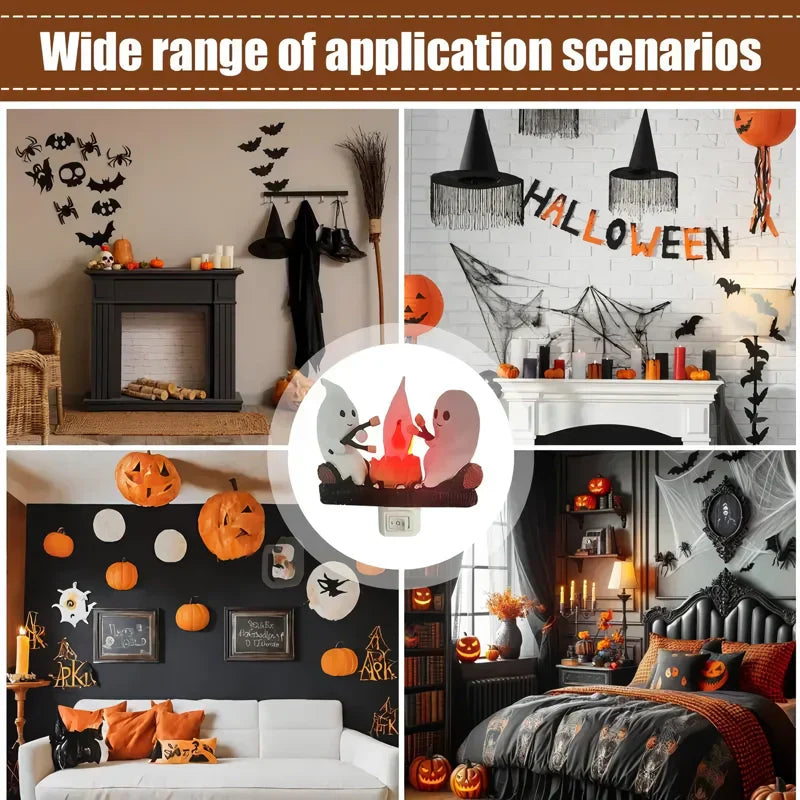 Junips | Halloween Ghost Campfire Night Light