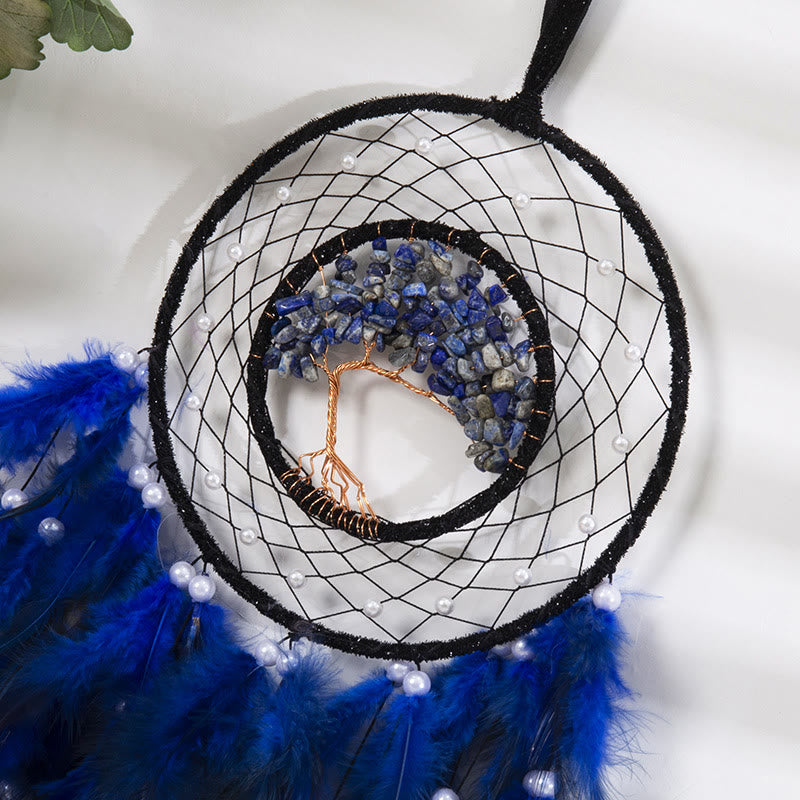Junips | Frendorf Crystal Tree of Life Feather Glow Dreamcatcher
