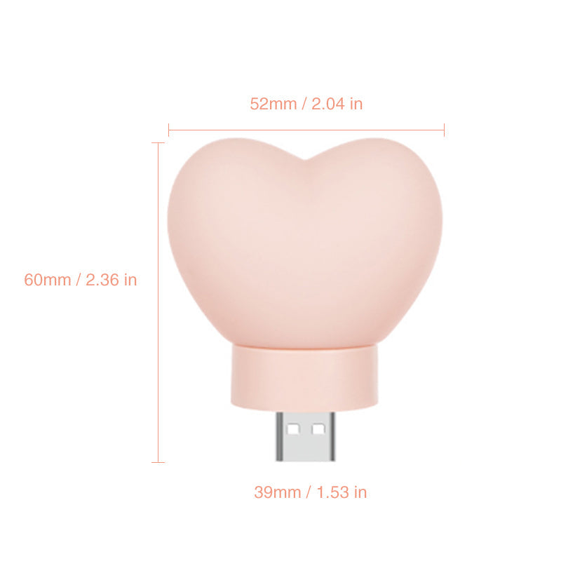Junips | Cute Heart Shaped Night Light