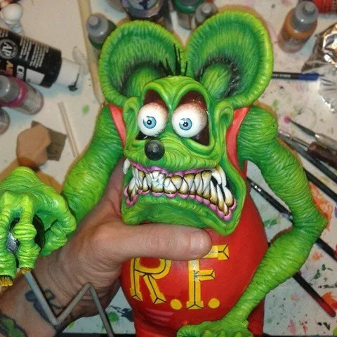 Junips | Rat Fink Collectible Model Toy Halloween Decoration