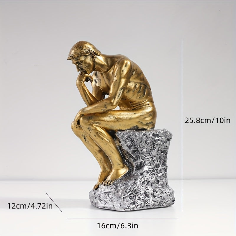 Junips | Creative Character Sculpture, Thinker Decoration