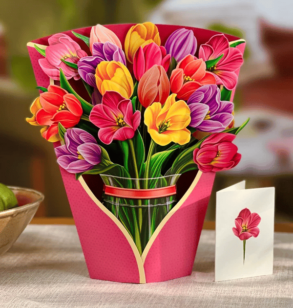 Junips | Plastic Pop-up Flower | Incl. Free Gift Cards - Fair