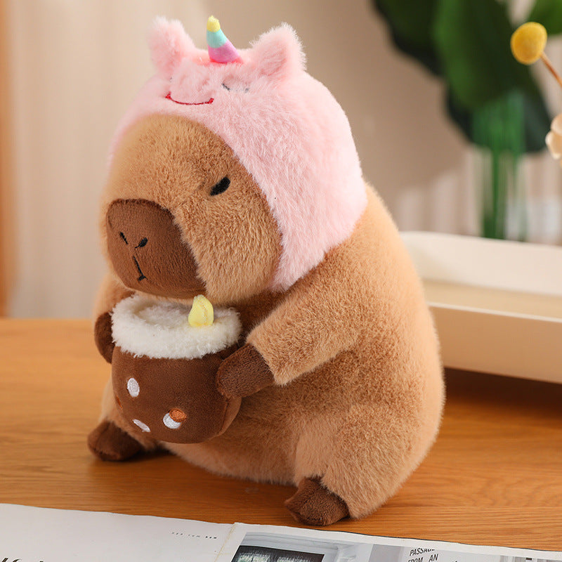 Junips | Capybara Bunny Cuddle Doll Plush