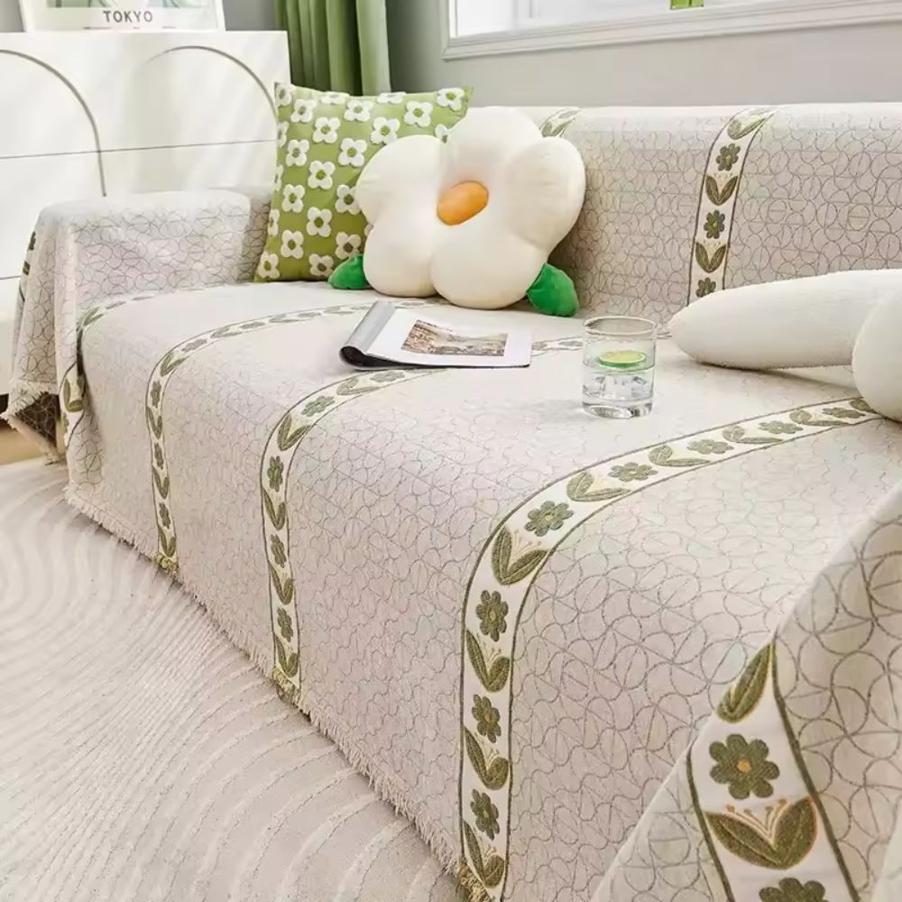 Junips | Flourish Leaf Sofa Cover