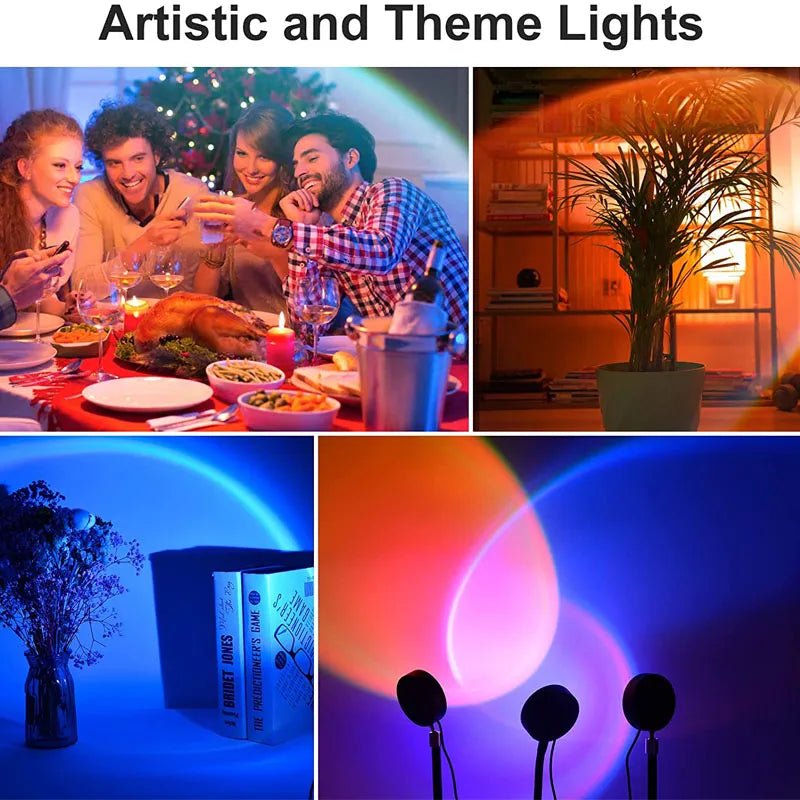 Junips | Fifteen Colors Sunset Projector Table Lamp