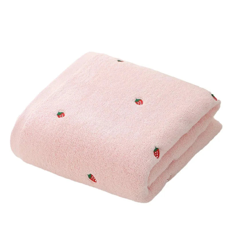 Junips | Strawberry Bath Towels