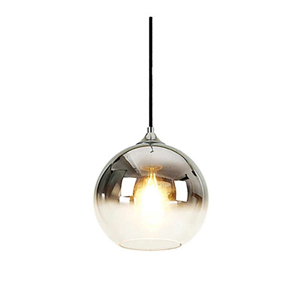 Junips | Glass Copper Finish Ceiling Light