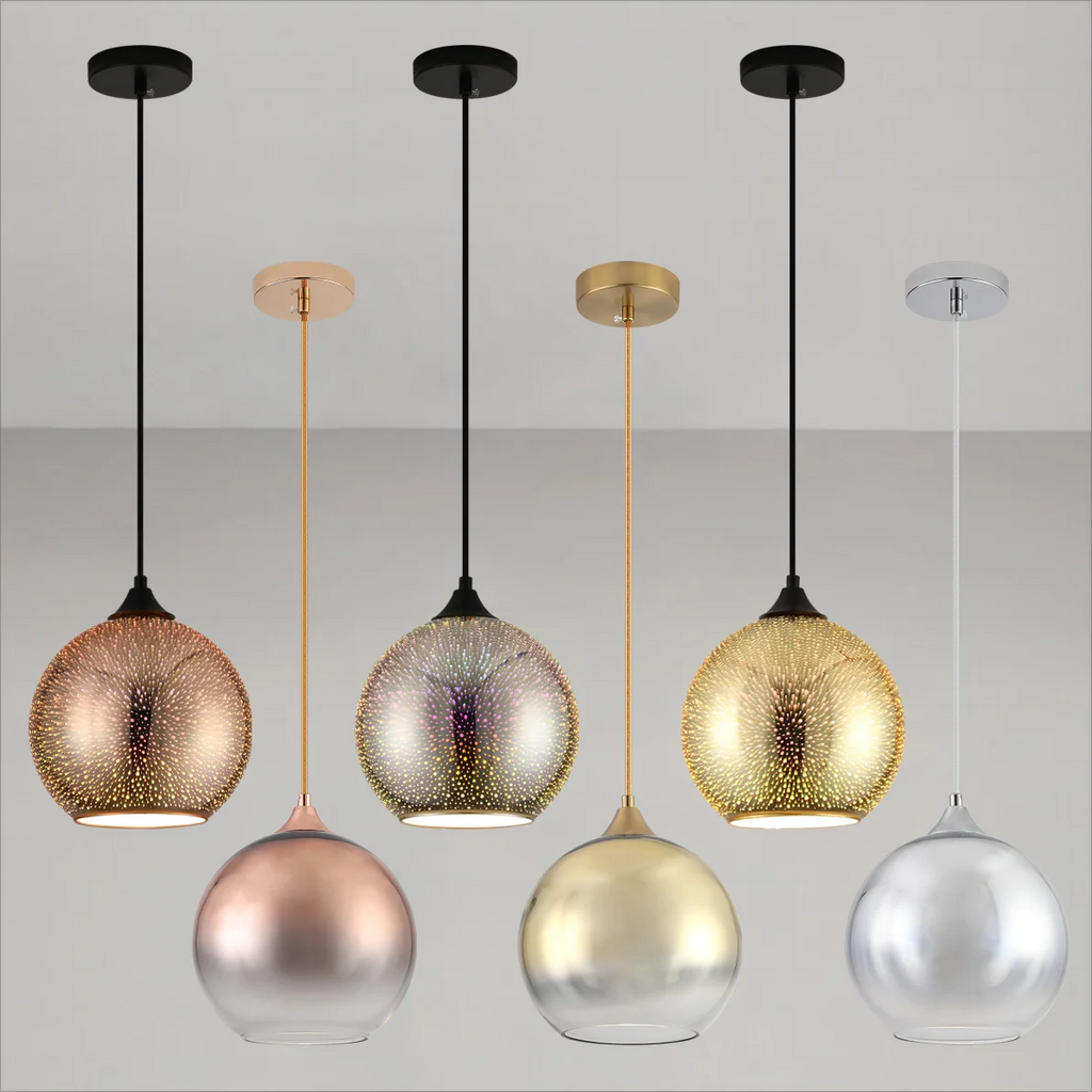 Junips | Perforated Glass Ceiling Light