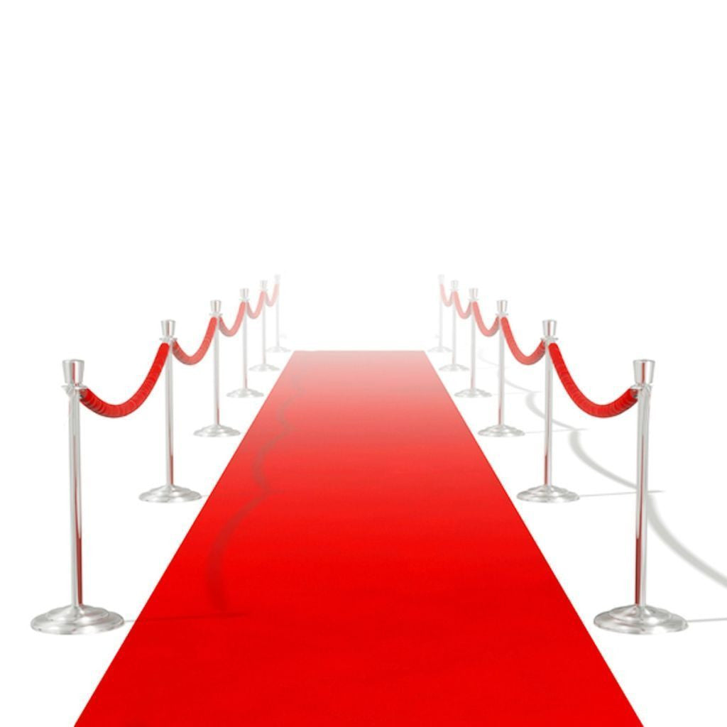 Junips | Extra heavy red carpet 1 x 5 m - 400 g/m2