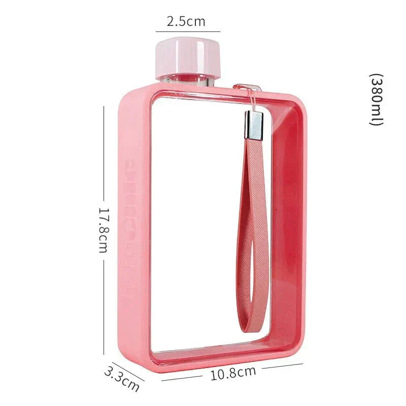 Junips | Flat transparent water bottle