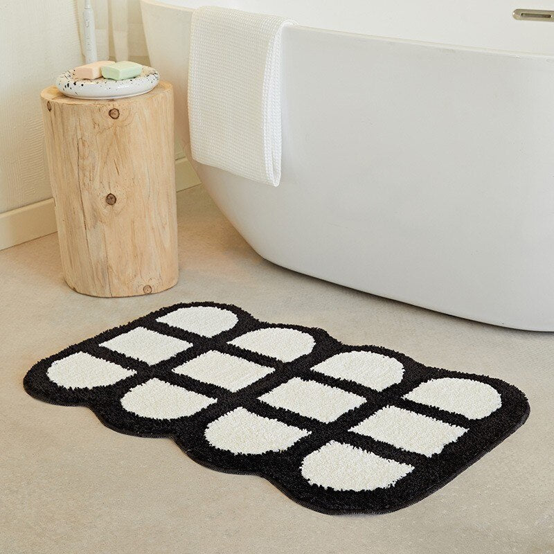 Junips | Fluffy Chessboard Carpet