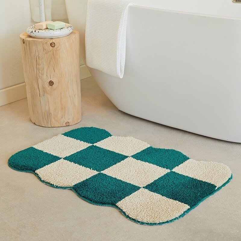 Junips | Fluffy Chessboard Carpet