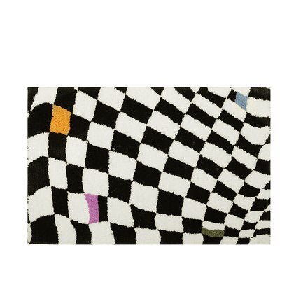 Junips | Fluffy Chessboard Carpet