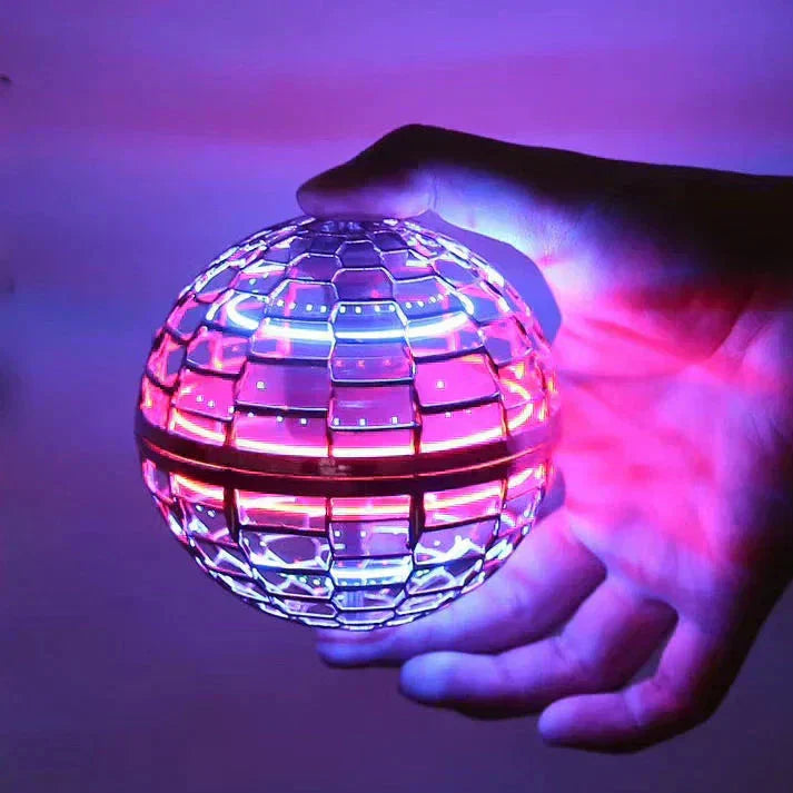 Junips | Original Flying Orb Ball | Aerodynamic Gyroscopic Boomerang Mechanism | RGB LED Induction Flight System | Impact-Resistant Polypropylene Outer Shell | USB-Rechargeable Kinetic Drone