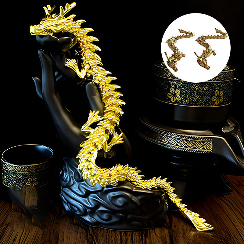 Junips | Golden Dragon with Movable Joints