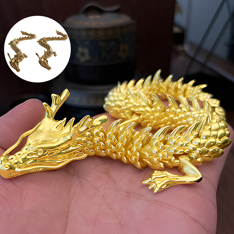 Junips | Golden Dragon with Movable Joints