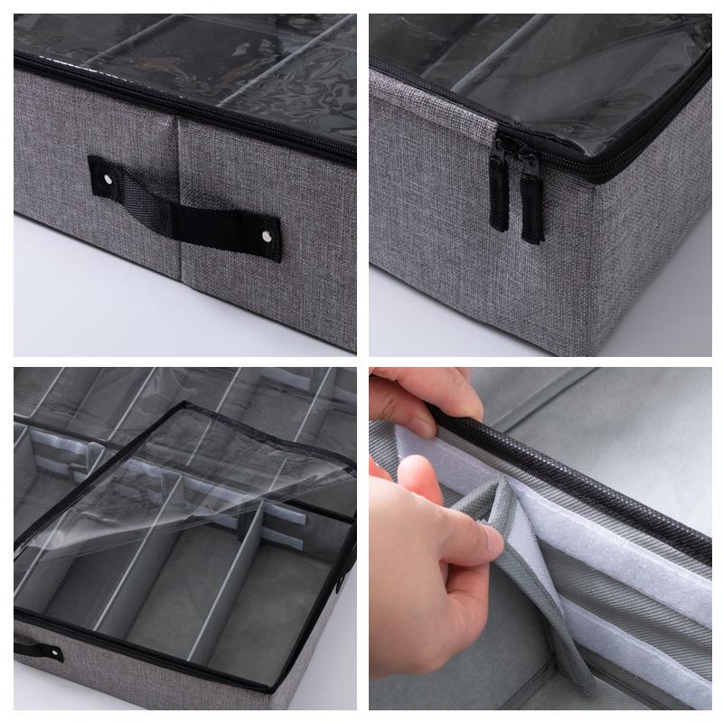 Junips | Foldable Shoe Box Organizer and Shoe Storage
