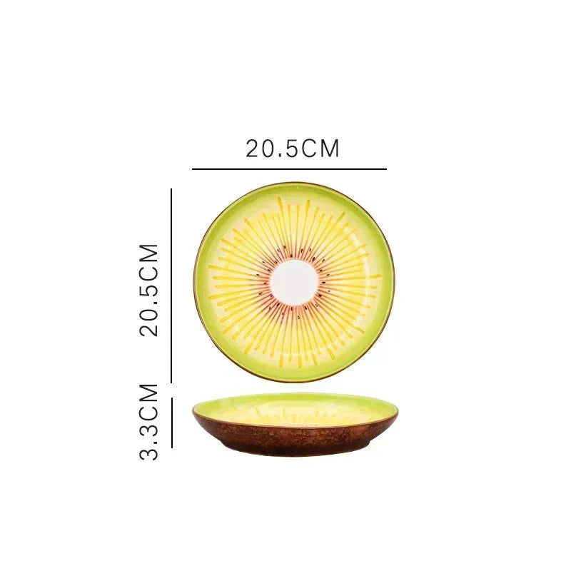 Junips | Vegetable Shapes Ceramic Salad Plate