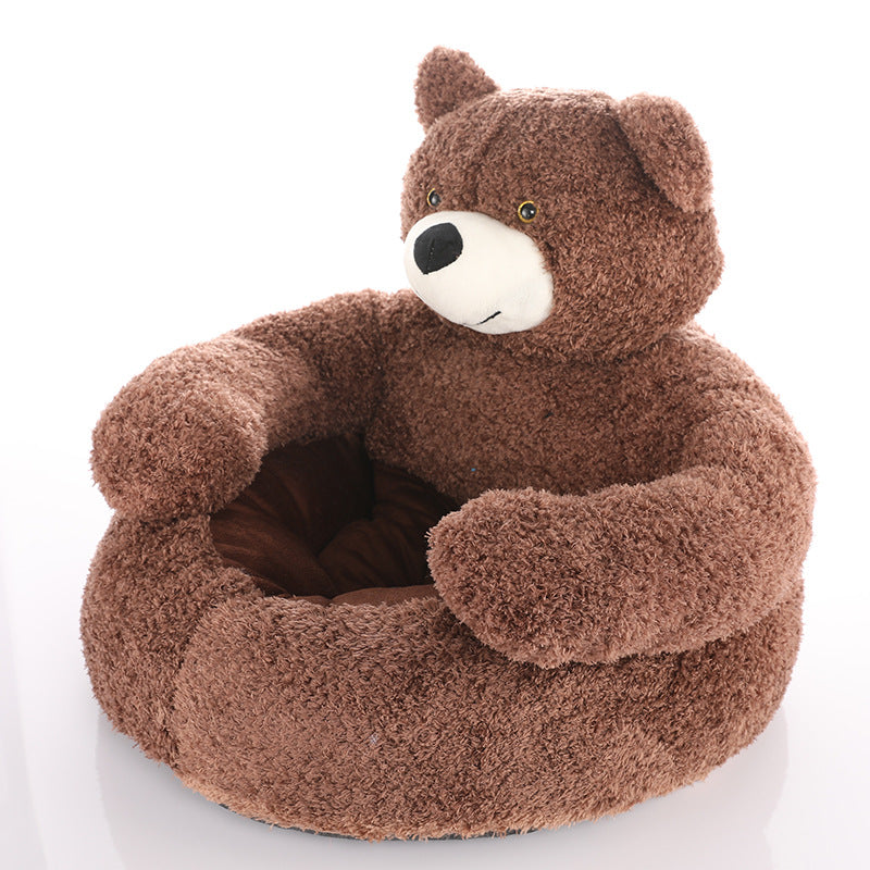 Junips | Cute detachable cuddly bear cat bed